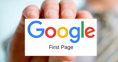 ranking first page of google
