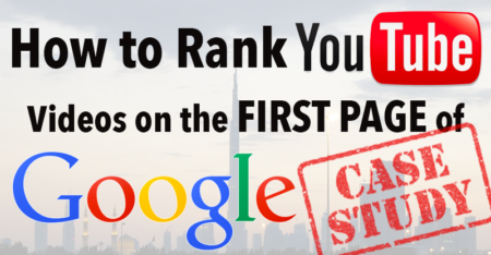 rank youtube videos first page google